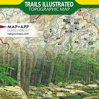 Nantahala and Cullasaja Gorges Map [Nantahala National Forest] (National Geographic Trails Illustrated Map, 785)