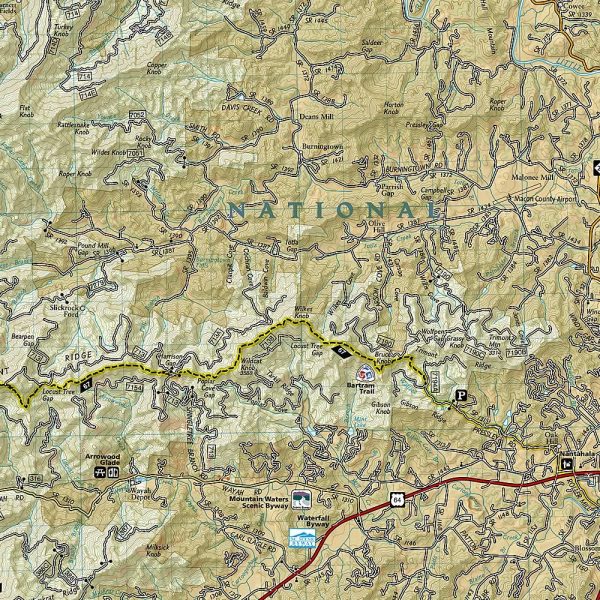 Nantahala and Cullasaja Gorges Map [Nantahala National Forest] (National Geographic Trails Illustrated Map, 785) - Image 2
